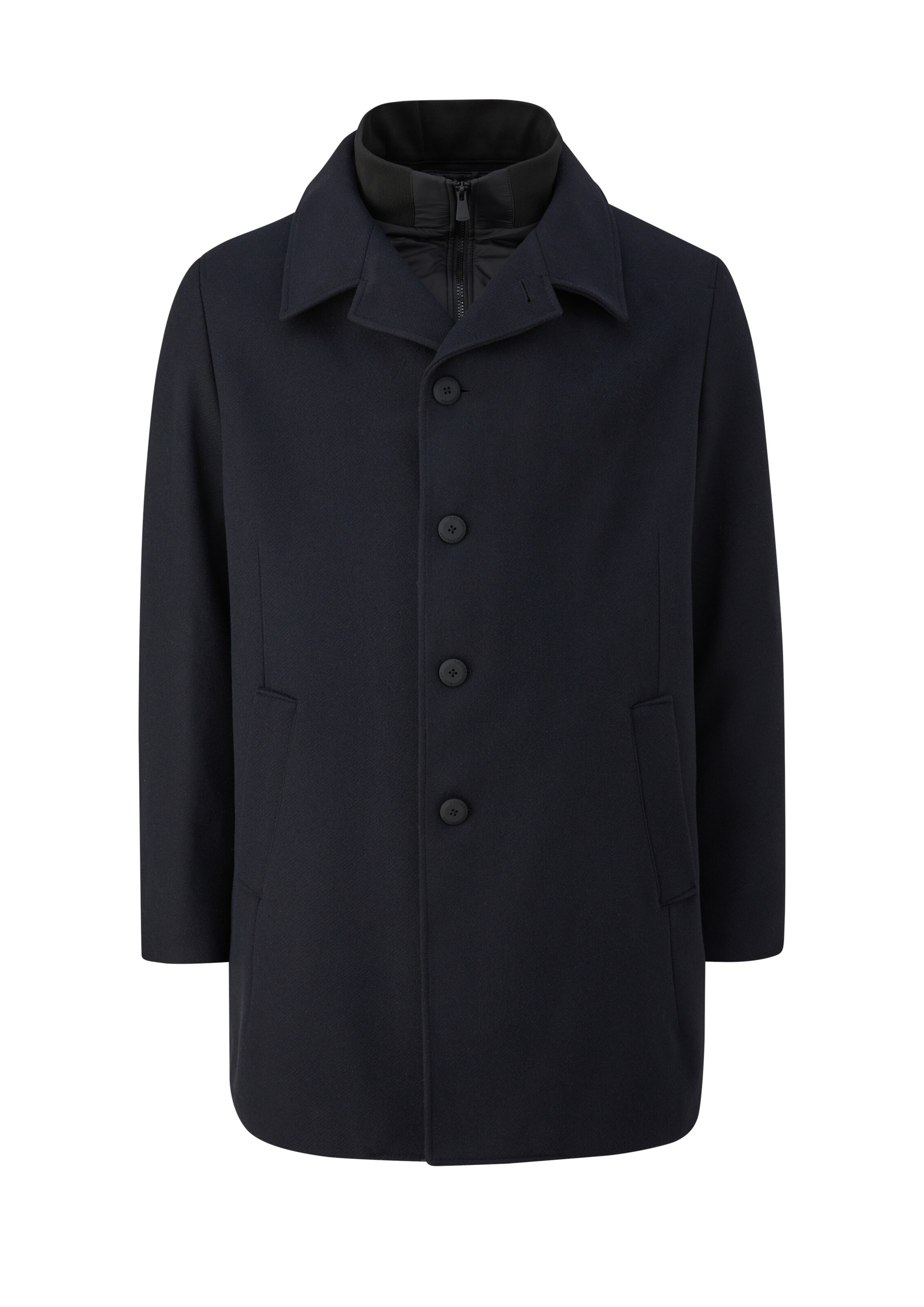s.Oliver Men Big Sizes Mantel in Blau: Vorderseite