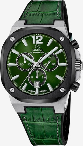 Montre à affichage analogique 'Rondcarre' Jaguar en vert : devant