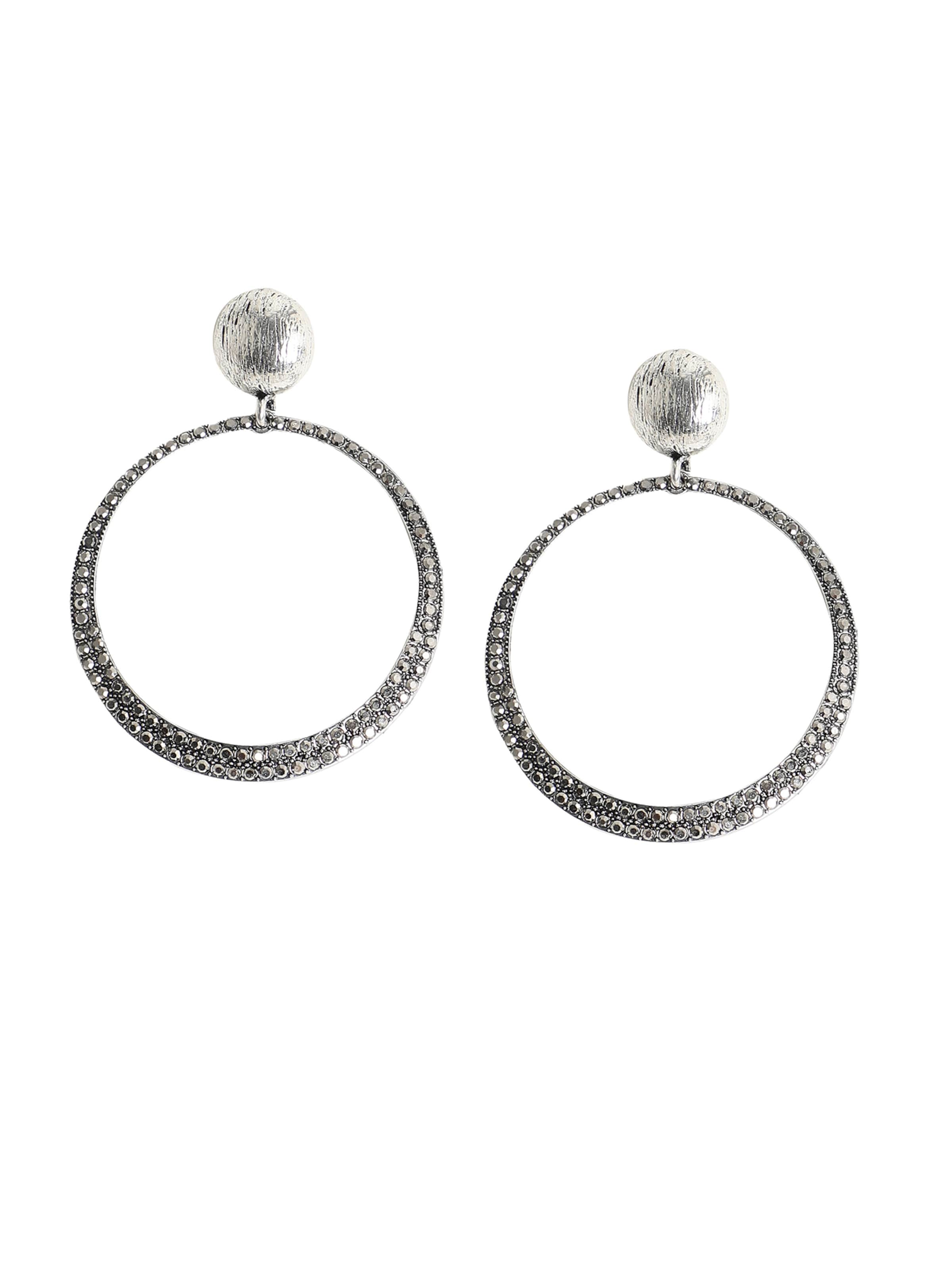 Boucles d'oreilles ' Kierra ' SOHI en argent : devant