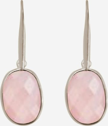 Gemshine Earrings in Silver: front