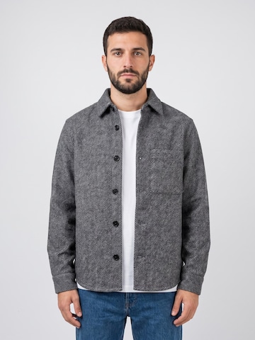 Only & Sons Comfort Fit Hemd 'Micah Twill'‌ in Grau
