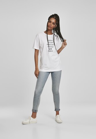 Merchcode - Camisa oversized 'Blink Tee' em branco