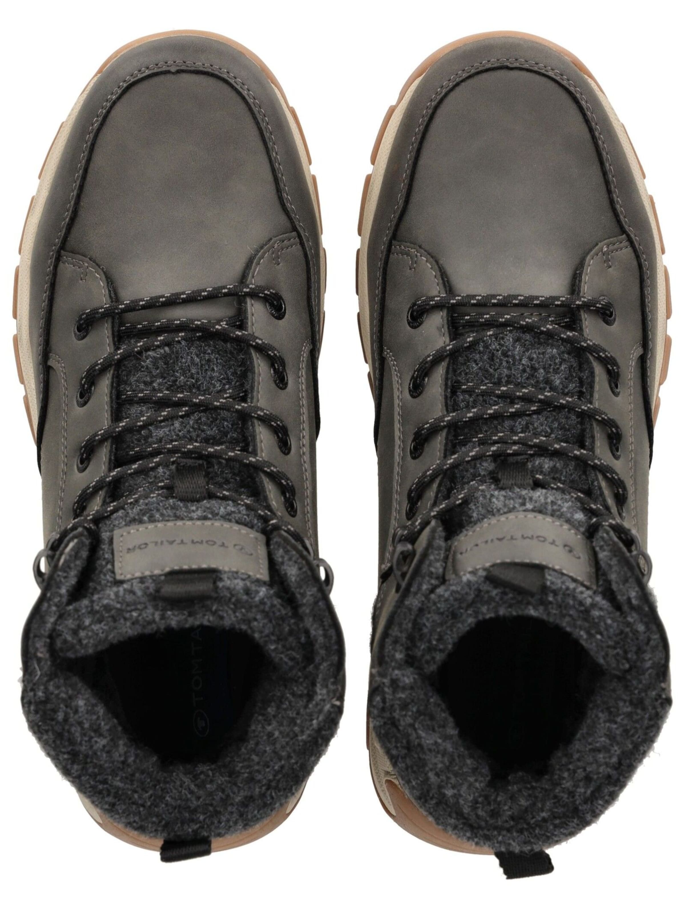 Boots stringati di TOM TAILOR in grigio