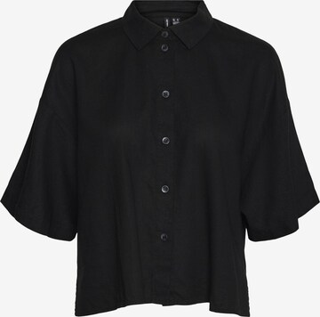 VERO MODA Blouse 'LINN' in Zwart: voorkant