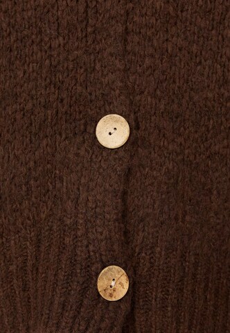 Decay Knit Cardigan in Brown