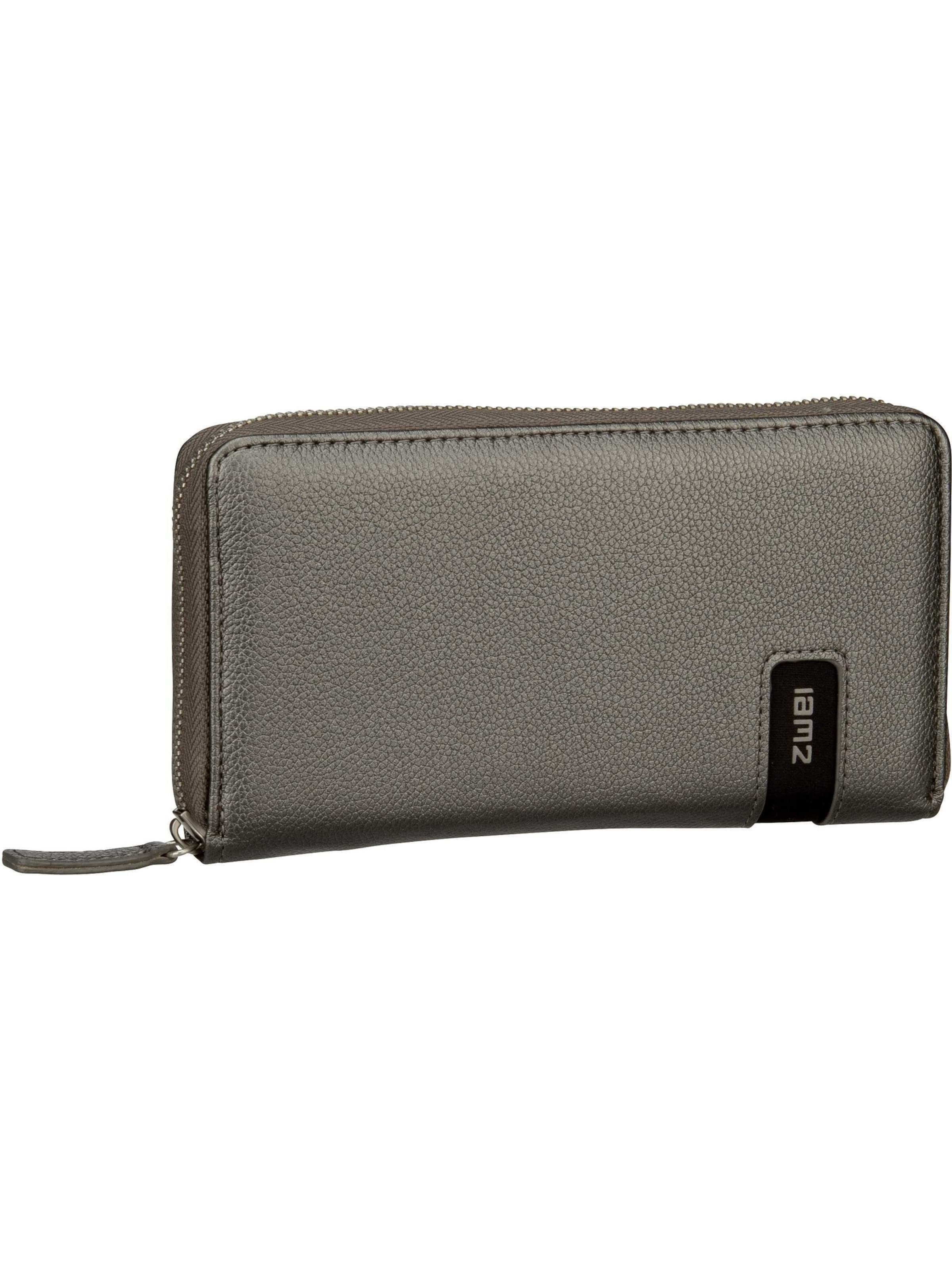 ZWEI Portemonnaie 'Mademoiselle' in Grau: Vorderseite
