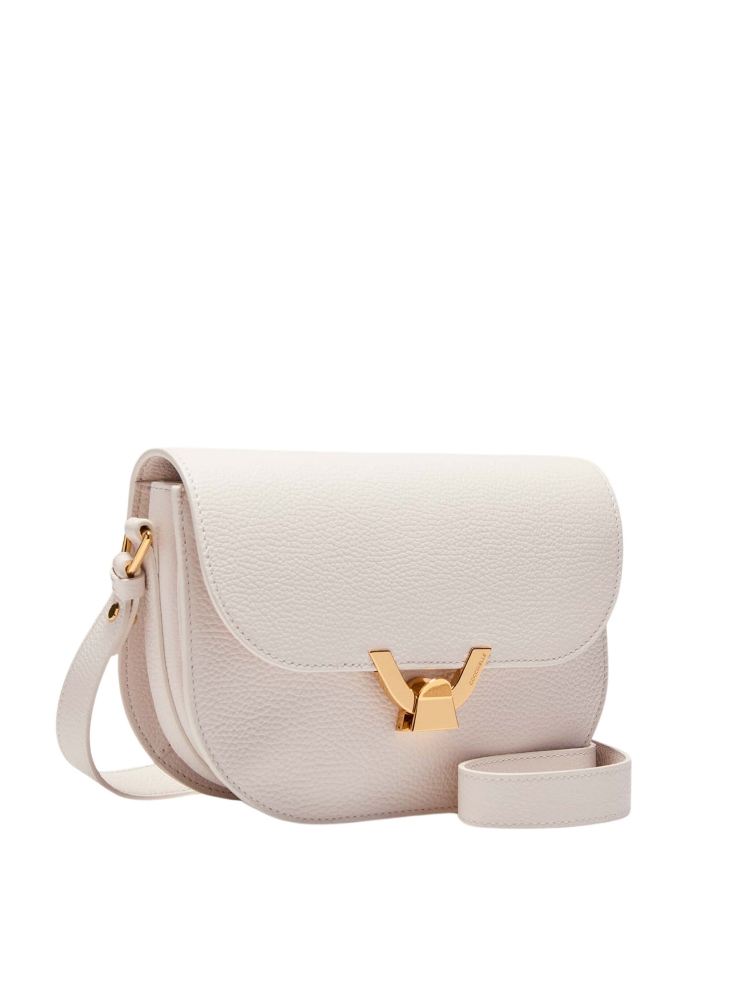 Coccinelle - Bolso de hombro 'COCCINELLE' en blanco