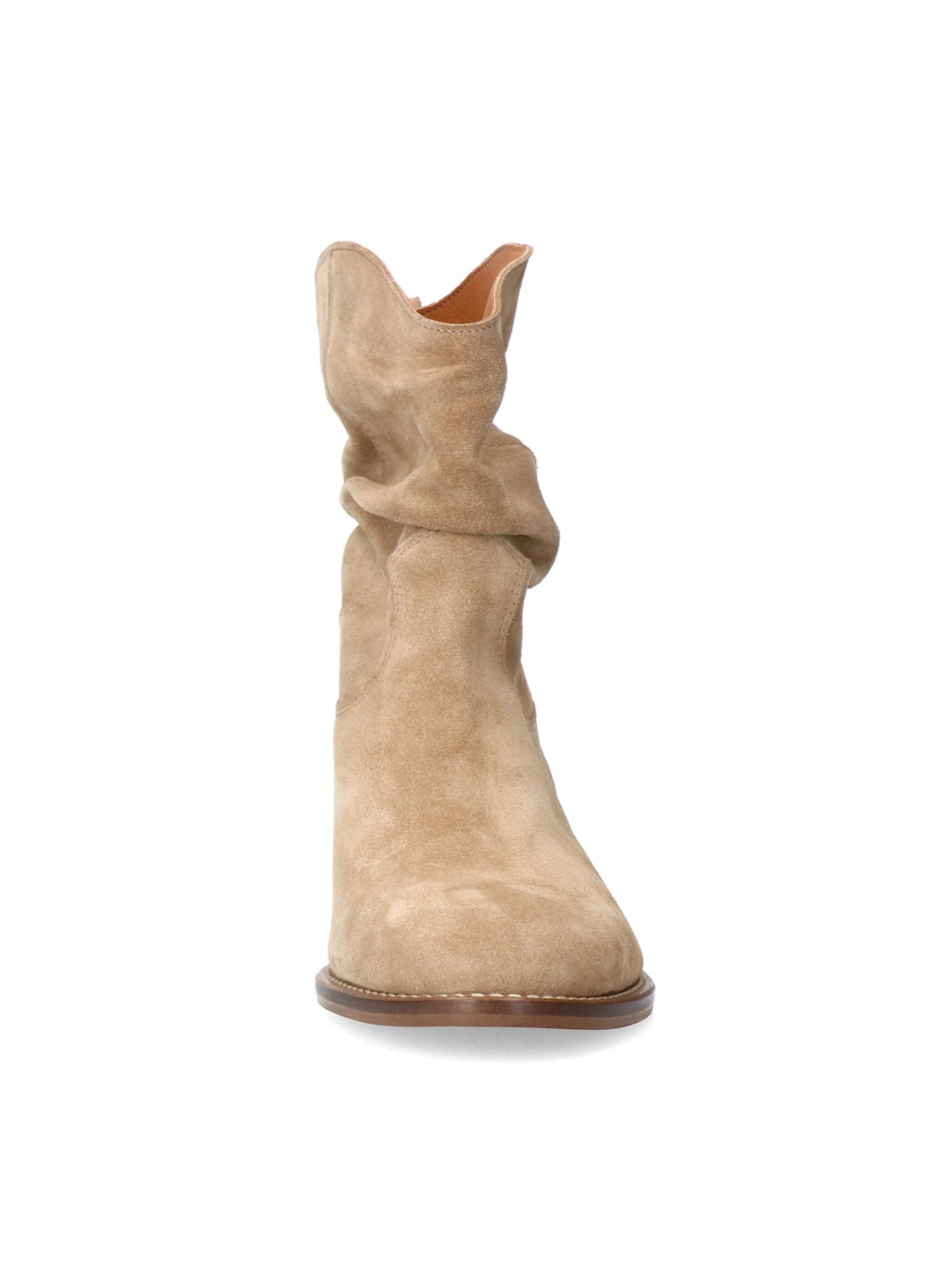 MANFIELD Stiefelette in Beige