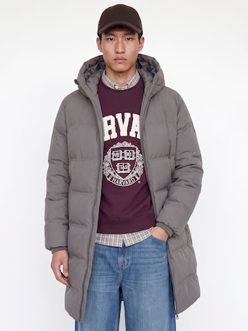 JACK & JONES Winterjas in Grijs: voorkant