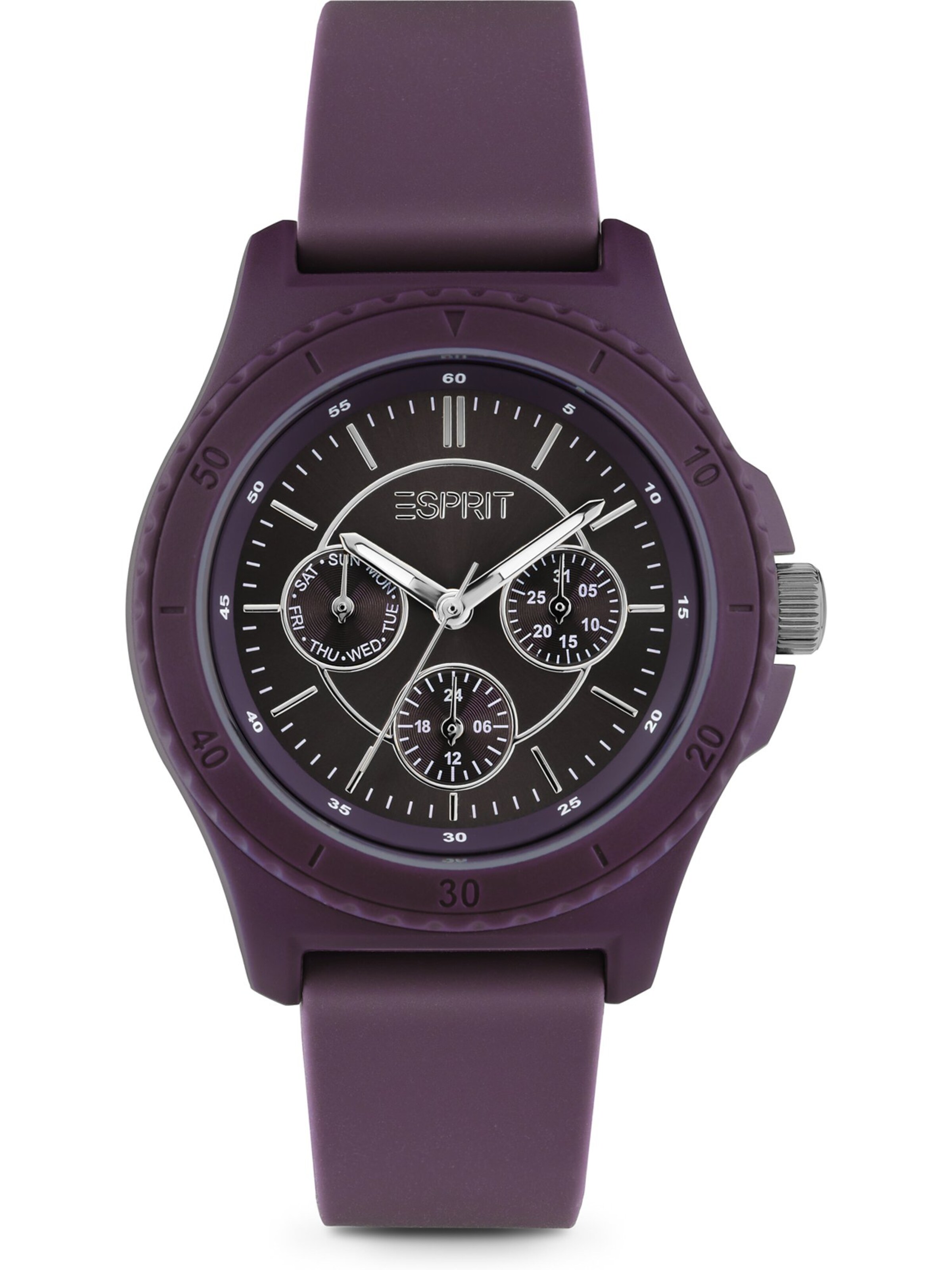 ESPRIT Uhr in Lila: Vorderseite