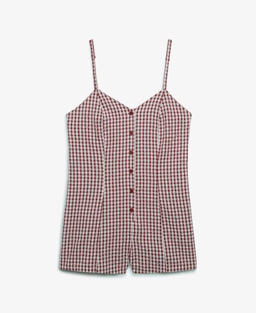 Combinaison 'Gingham Cami' Superdry & Co en rouge