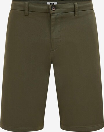 Pantalon chino WE Fashion en vert : devant