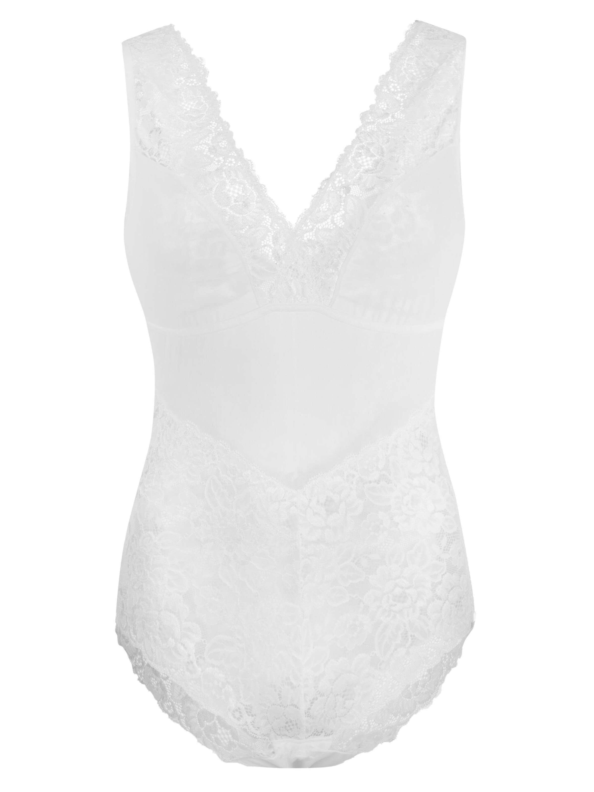 Evoni Bodysuit in White: front