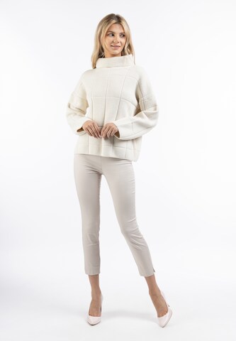 usha WHITE LABEL Pullover in Weiß