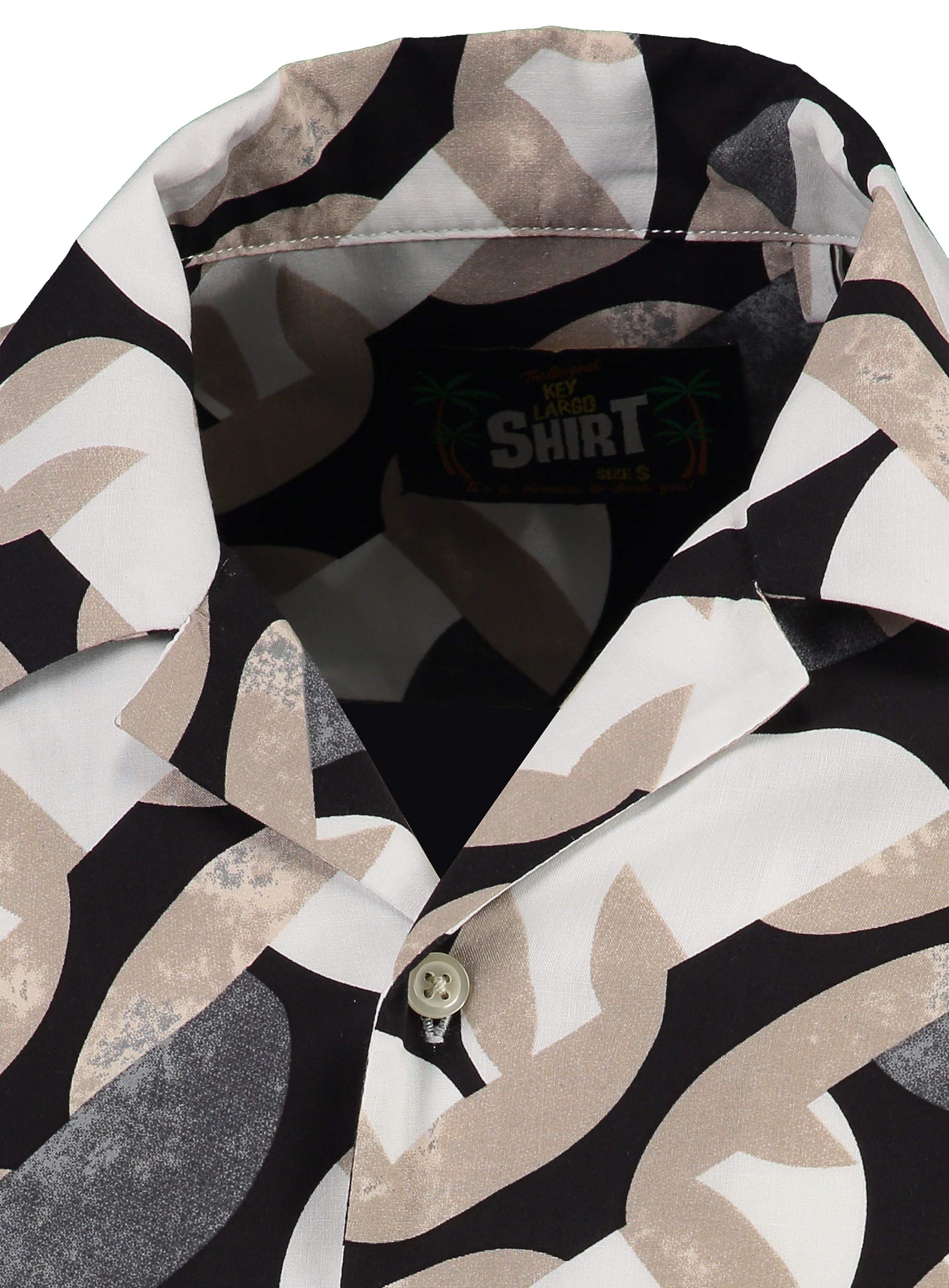 Key Largo Klasický střih Košile – černá