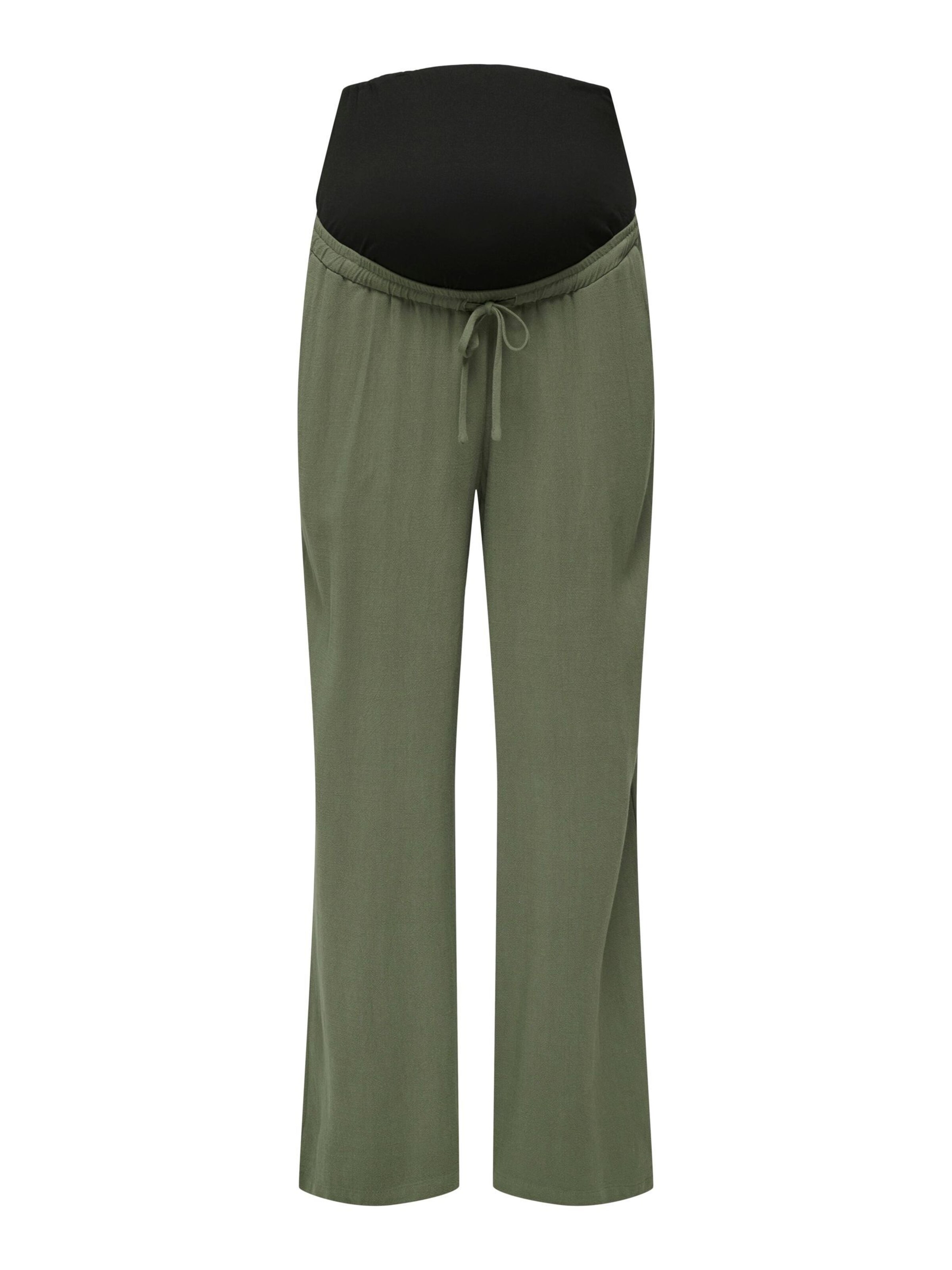 Only Maternity - regular Pantalón 'OLMSiesta' en verde: frente