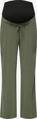 regular Pantaloni 'OLMSiesta' di Only Maternity in verde: frontale