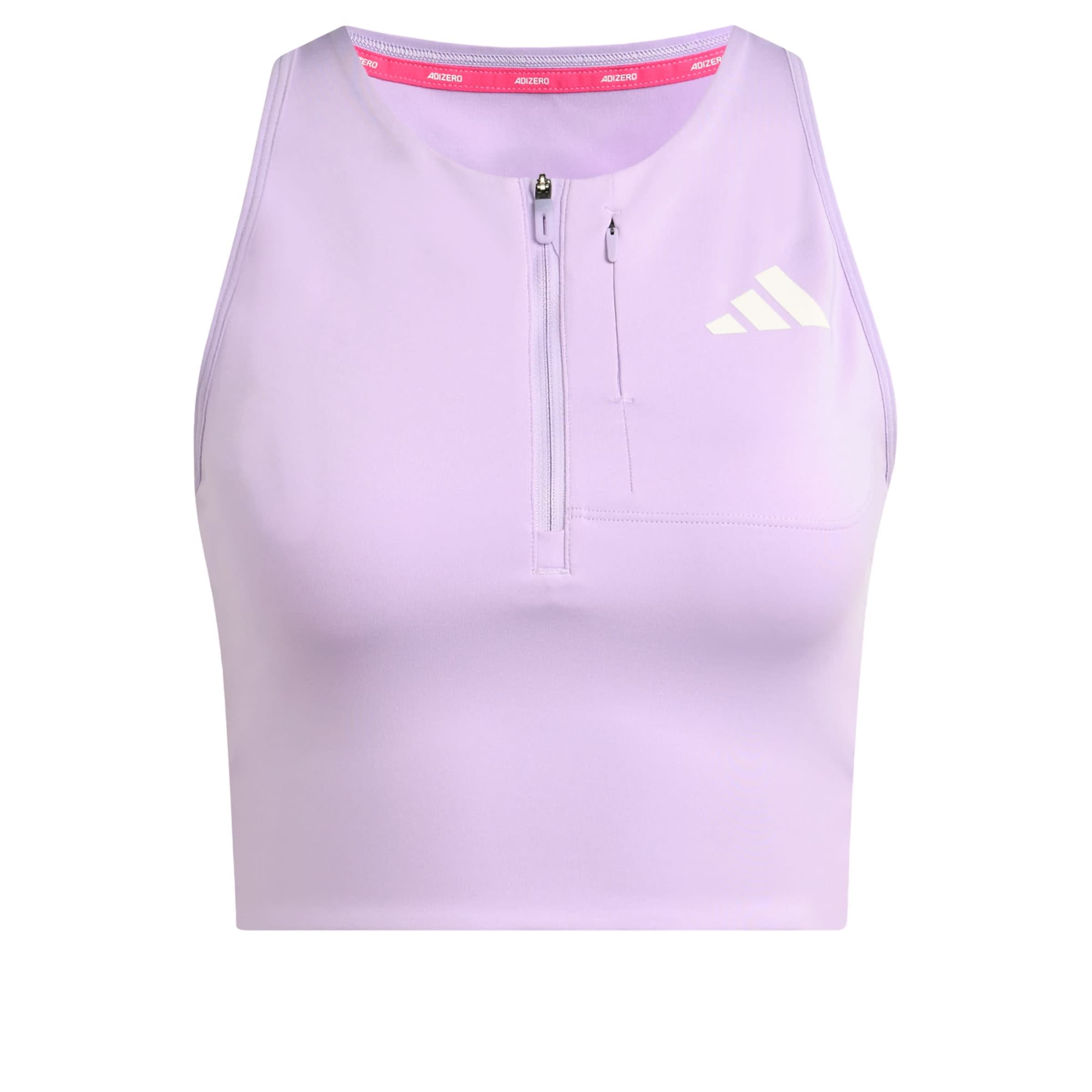 ADIDAS PERFORMANCE Sporttop in Lila: Vorderseite