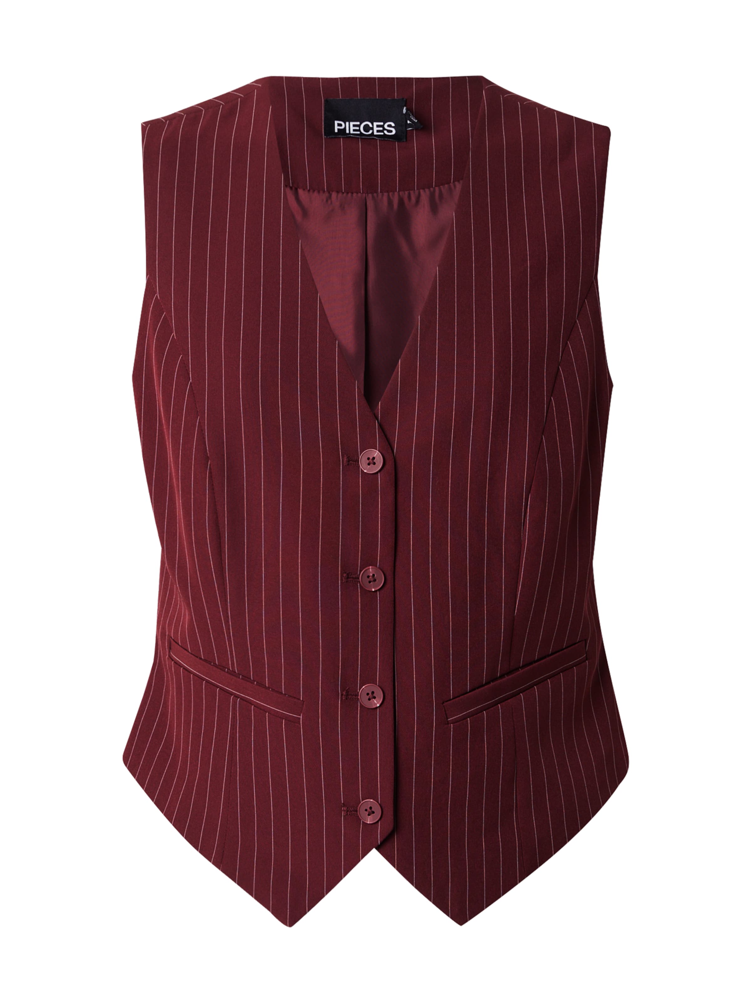 PIECES - Chaleco para traje 'PCBOZZY' en rojo: frente