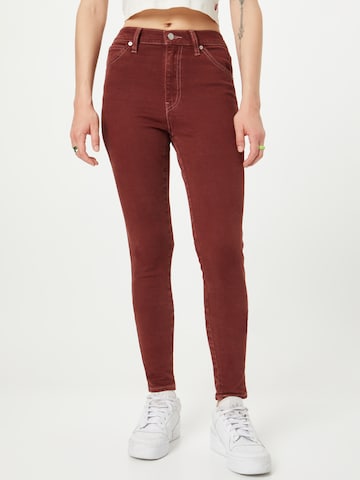 LEVI'S ® Skinny Jeans 'Workwear Mile High' in Rood: voorkant