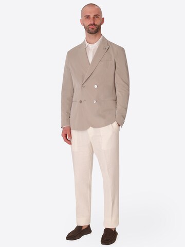 Distretto12 Comfort Fit Sakko 'Arezzo' in Beige