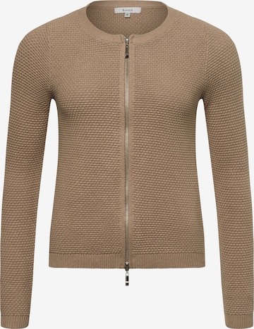 Marie Lund Strickjacke in Braun: Vorderseite