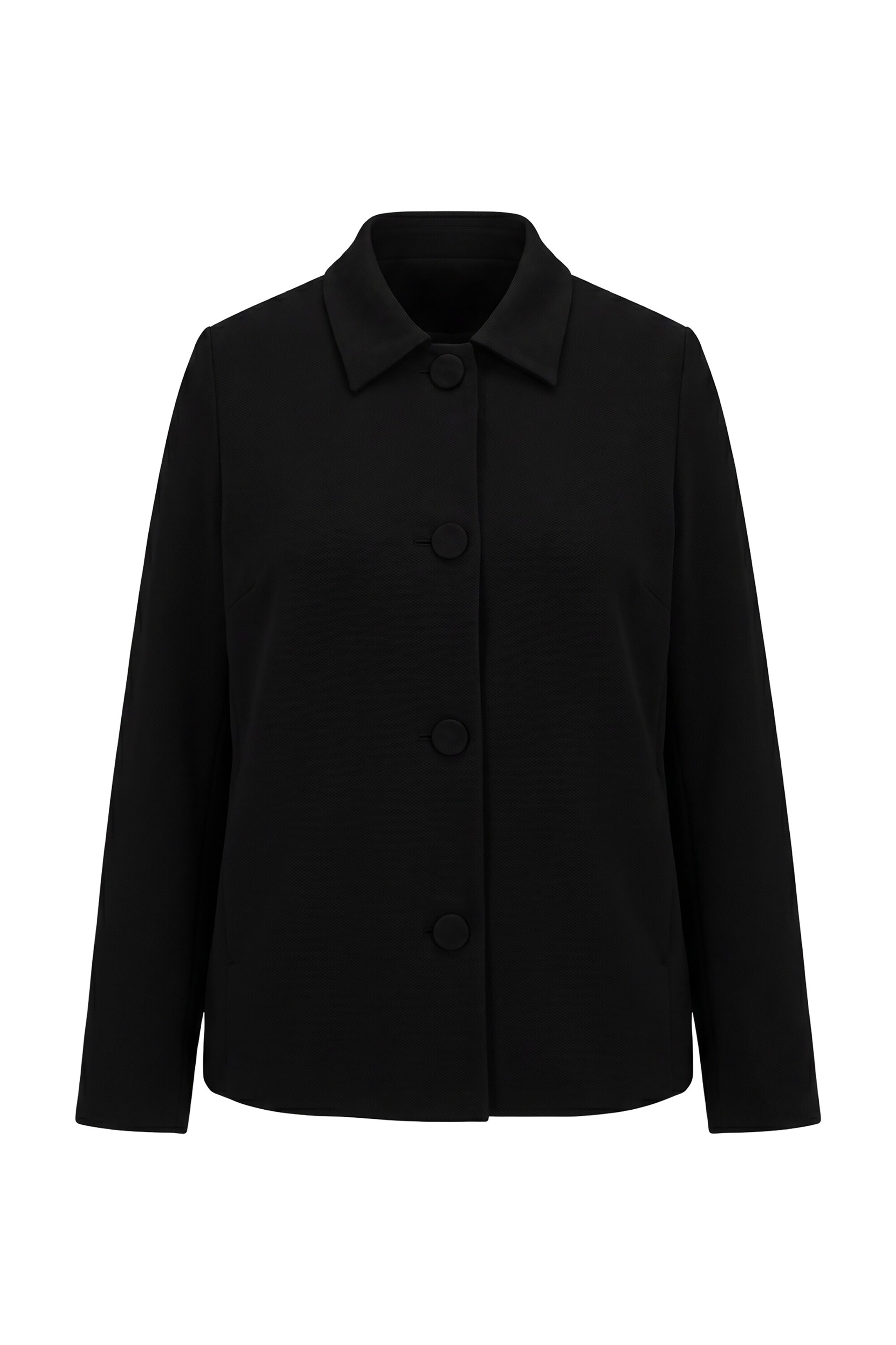Ulla Popken Jacke in Schwarz: Vorderseite