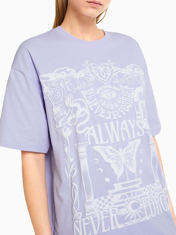 T-shirt Bershka en violet