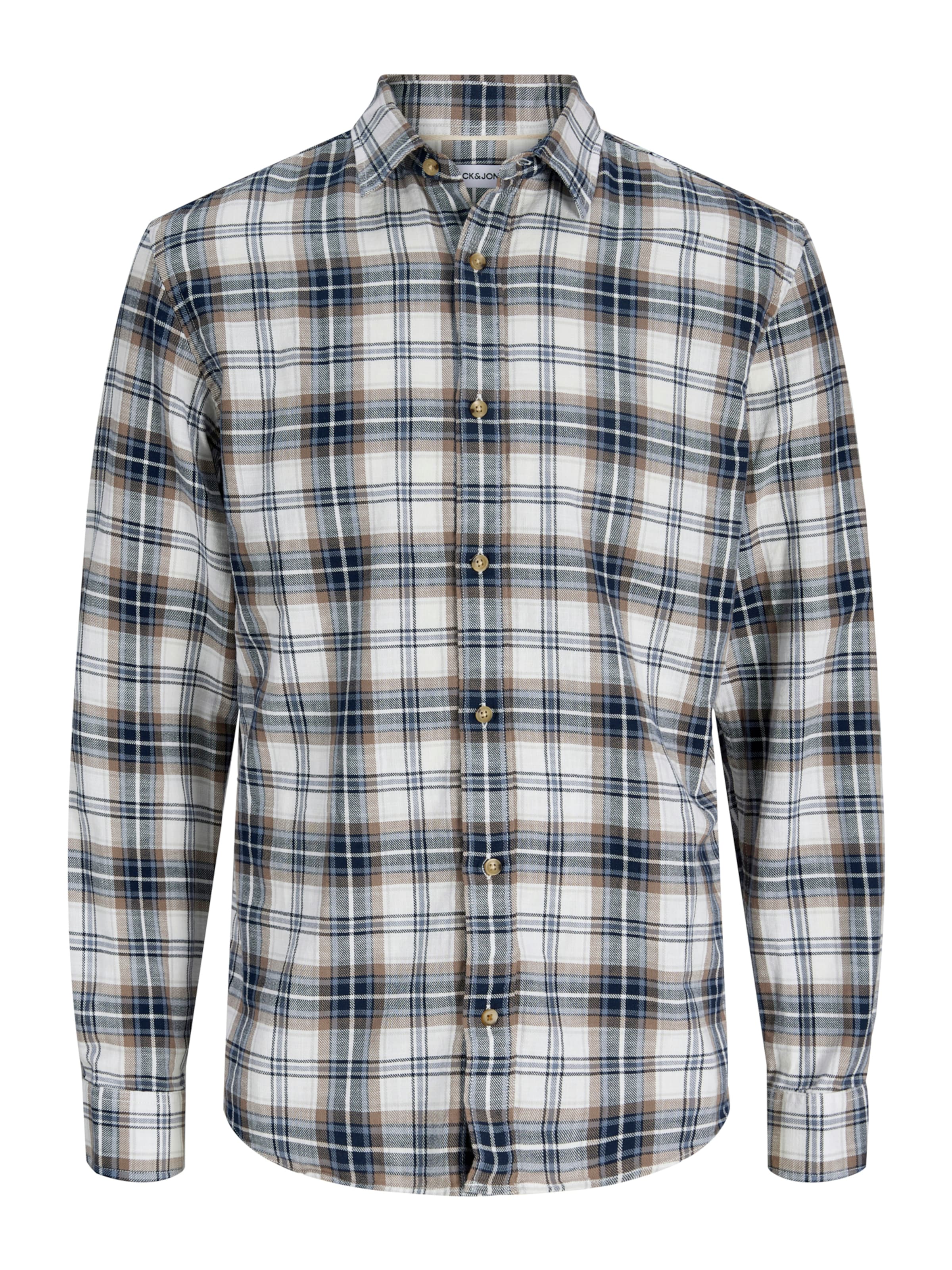 Regular fit Cămașă 'JJEDOVER' de la JACK & JONES pe alb: față