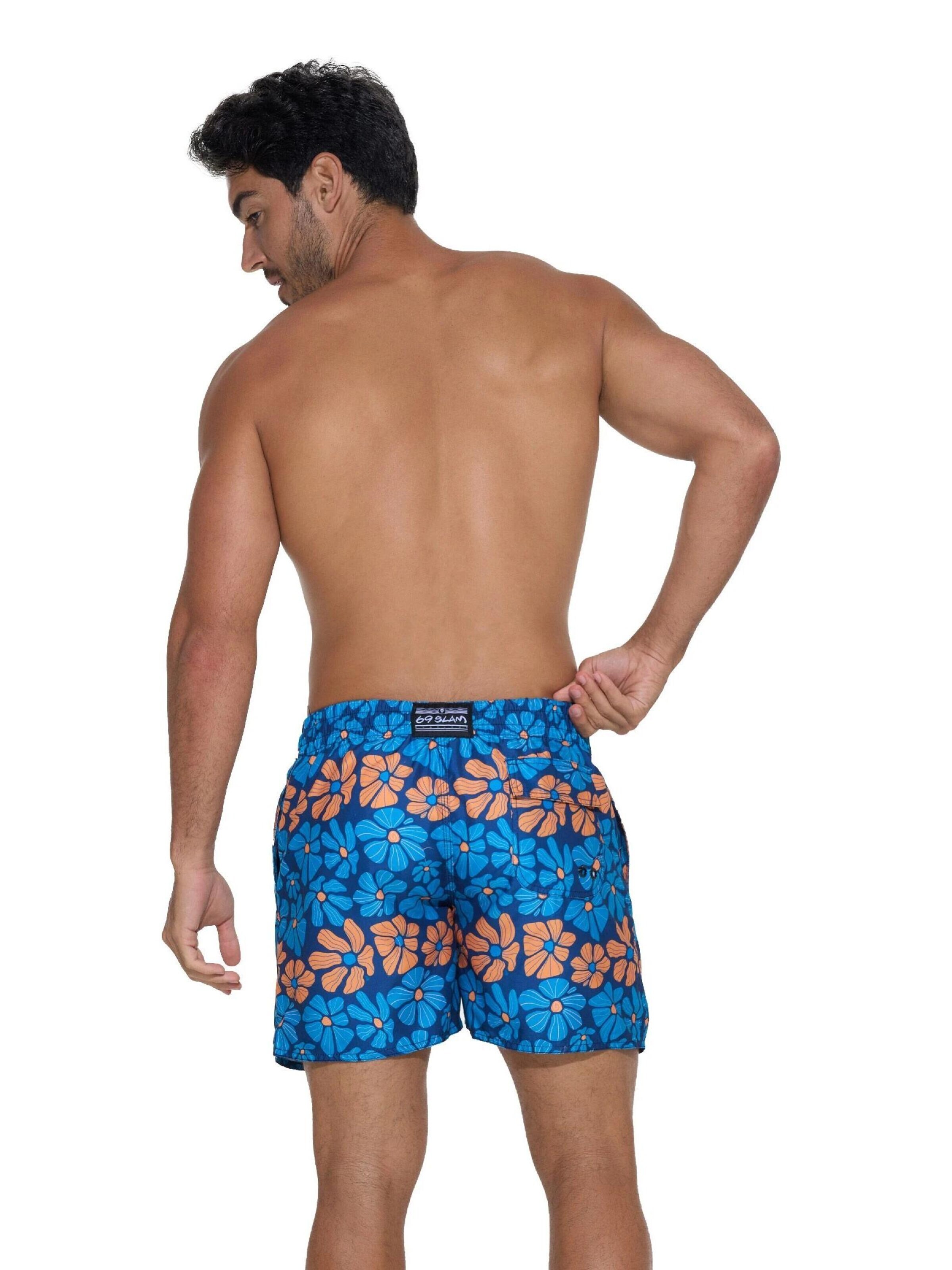 69Slam - Bermudas 'BAÑADOR SAMOA CINTURA ELÁSTICA FLOWER POWER' en Mezcla de colores