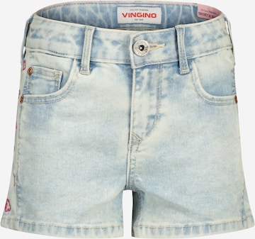 mėlyna VINGINO Standartinis Kelnės 'Dafina Blossom': priekis