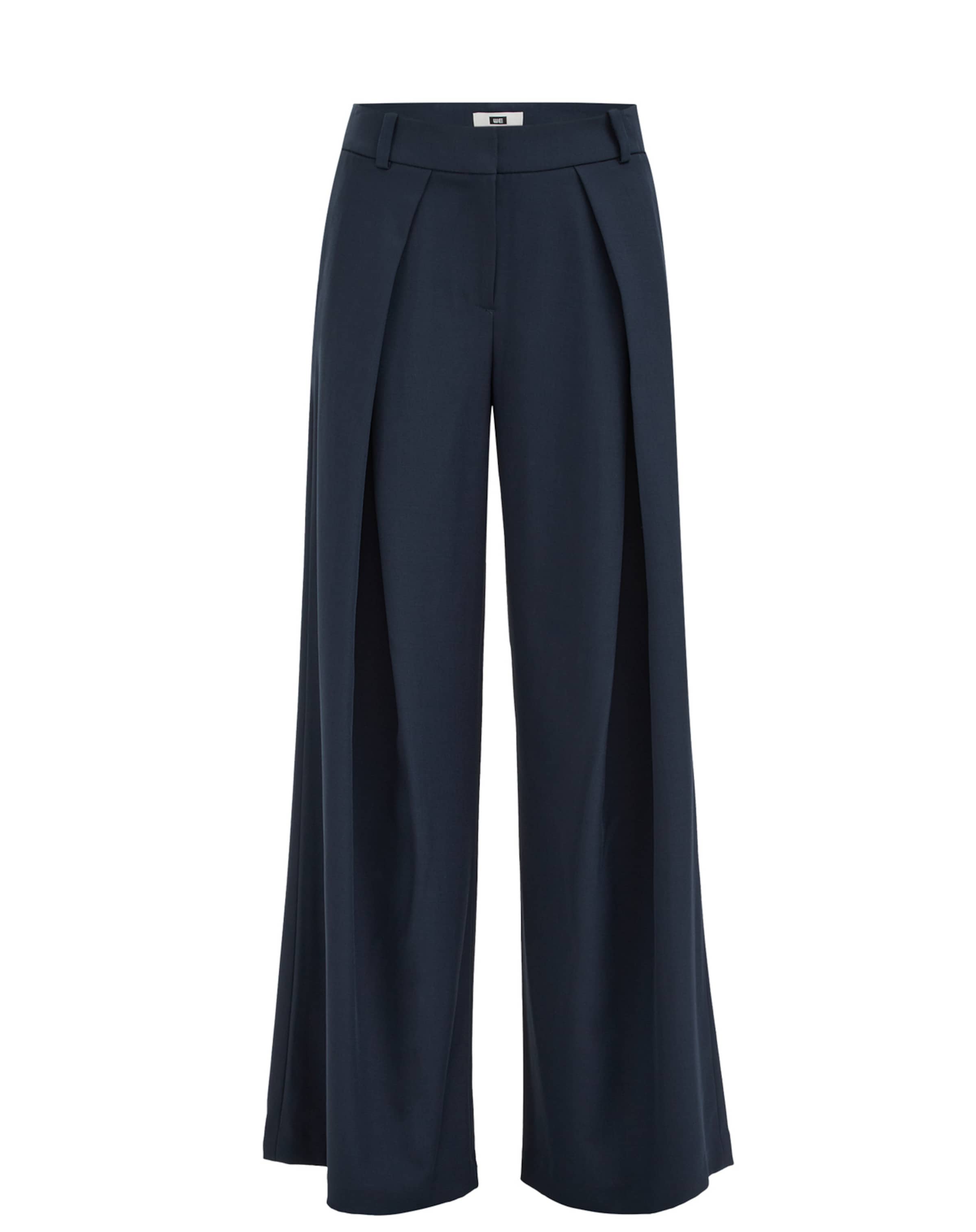 Wide leg Pantaloni con pieghe di WE Fashion in blu: frontale