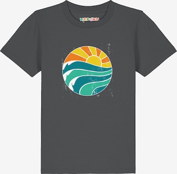 watabout.kids Shirt 'Summer Sun' in Grey: front