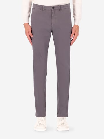 Distretto12 Slimfit Hose in Lila: Vorderseite