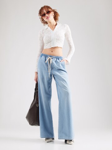 7 for all mankind Wide leg Jeans 'Hana' in Blue