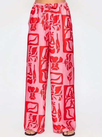 SASSYCLASSY Wide leg Byxa i rosa: framsida