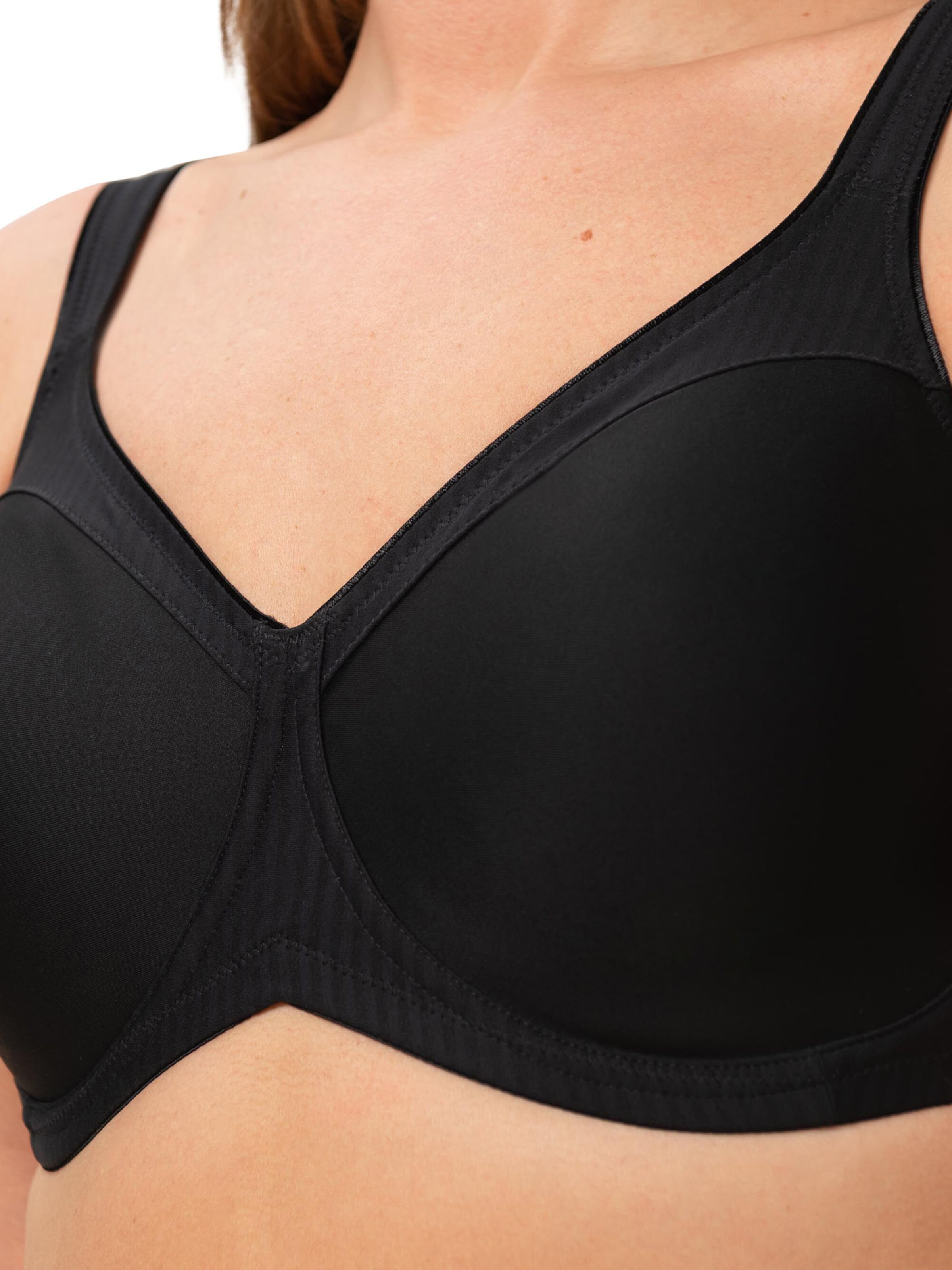 Minimiseur Soutien-gorge ' Modern Soft+Cotton ' TRIUMPH en noir