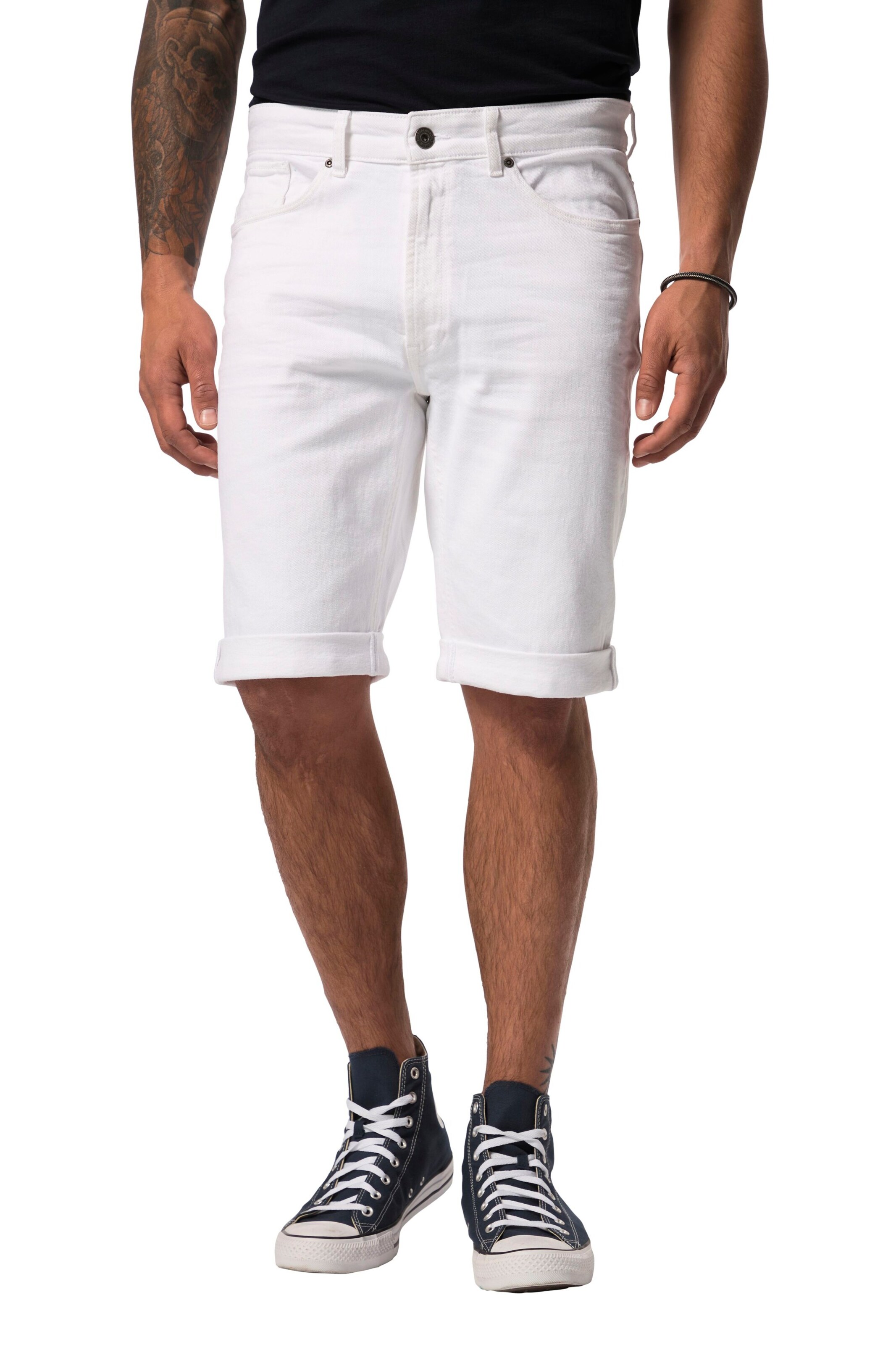 JP1880 Regular Jeans in Wit: voorkant