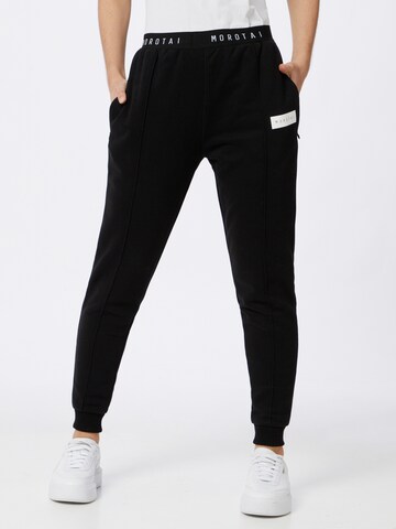 Coupe slim Pantalon de sport 'NAKA' MOROTAI en noir : devant