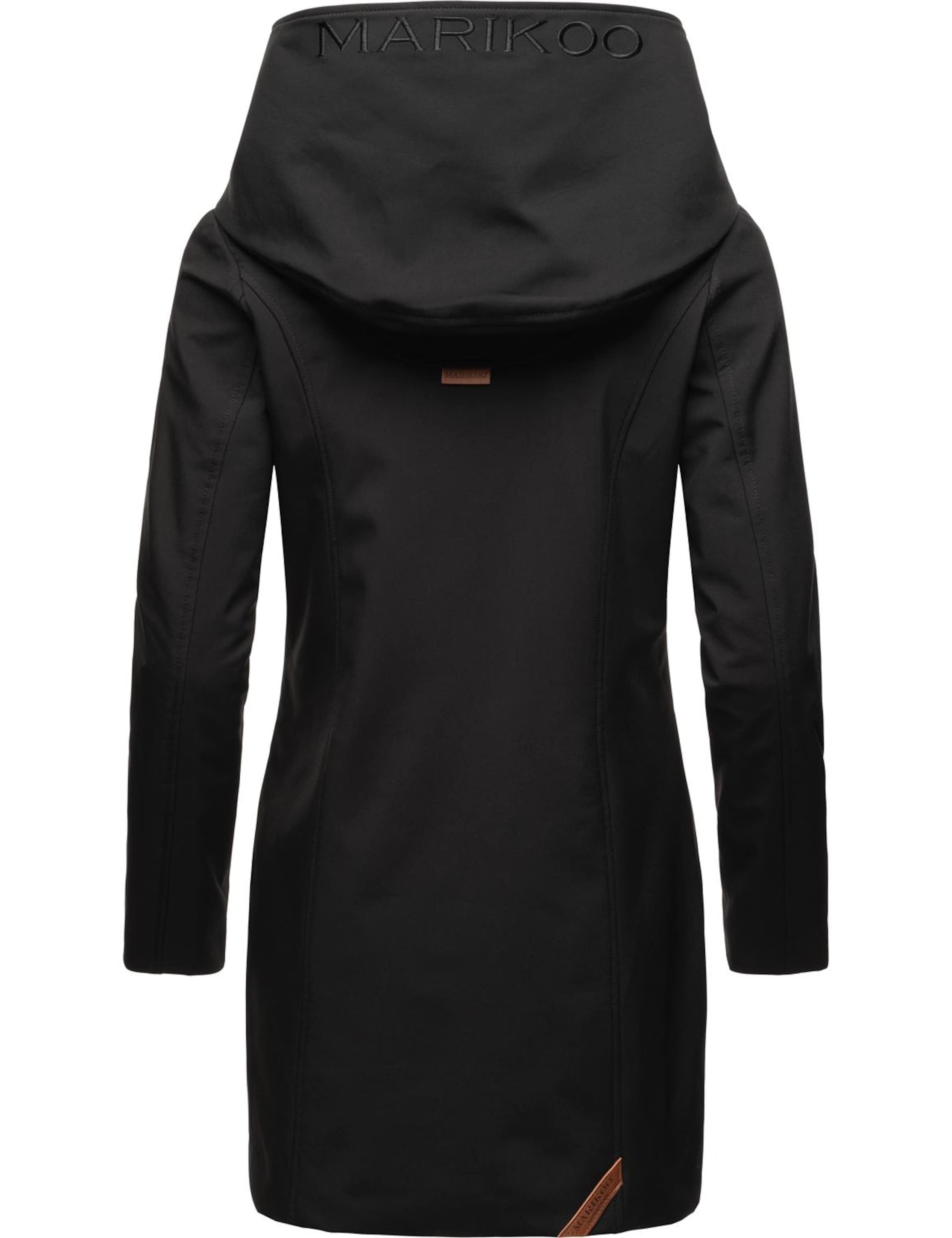 MARIKOO Functionele mantel 'Mayleen' in Zwart