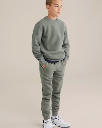 Effilé Pantalon WE Fashion en vert