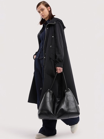 Trussardi Wintermantel in Zwart: voorkant