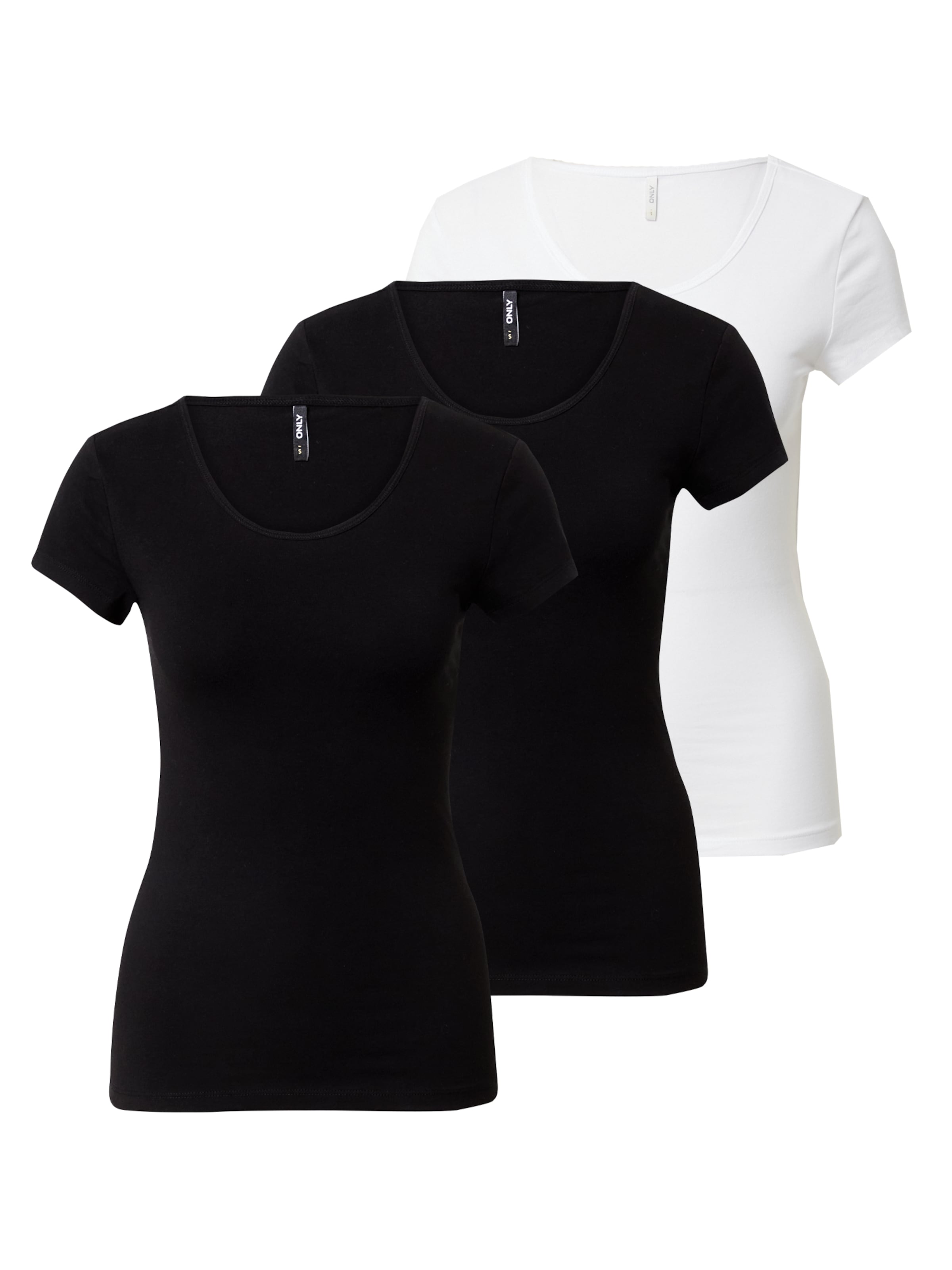 ONLY Shirt in Zwart: voorkant