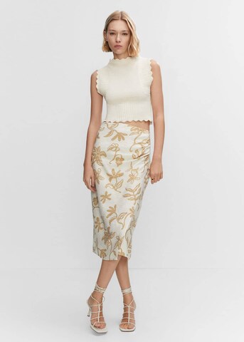 MANGO Skirt in Beige