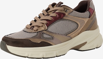 Tamaris Sneakers laag in Beige: voorkant