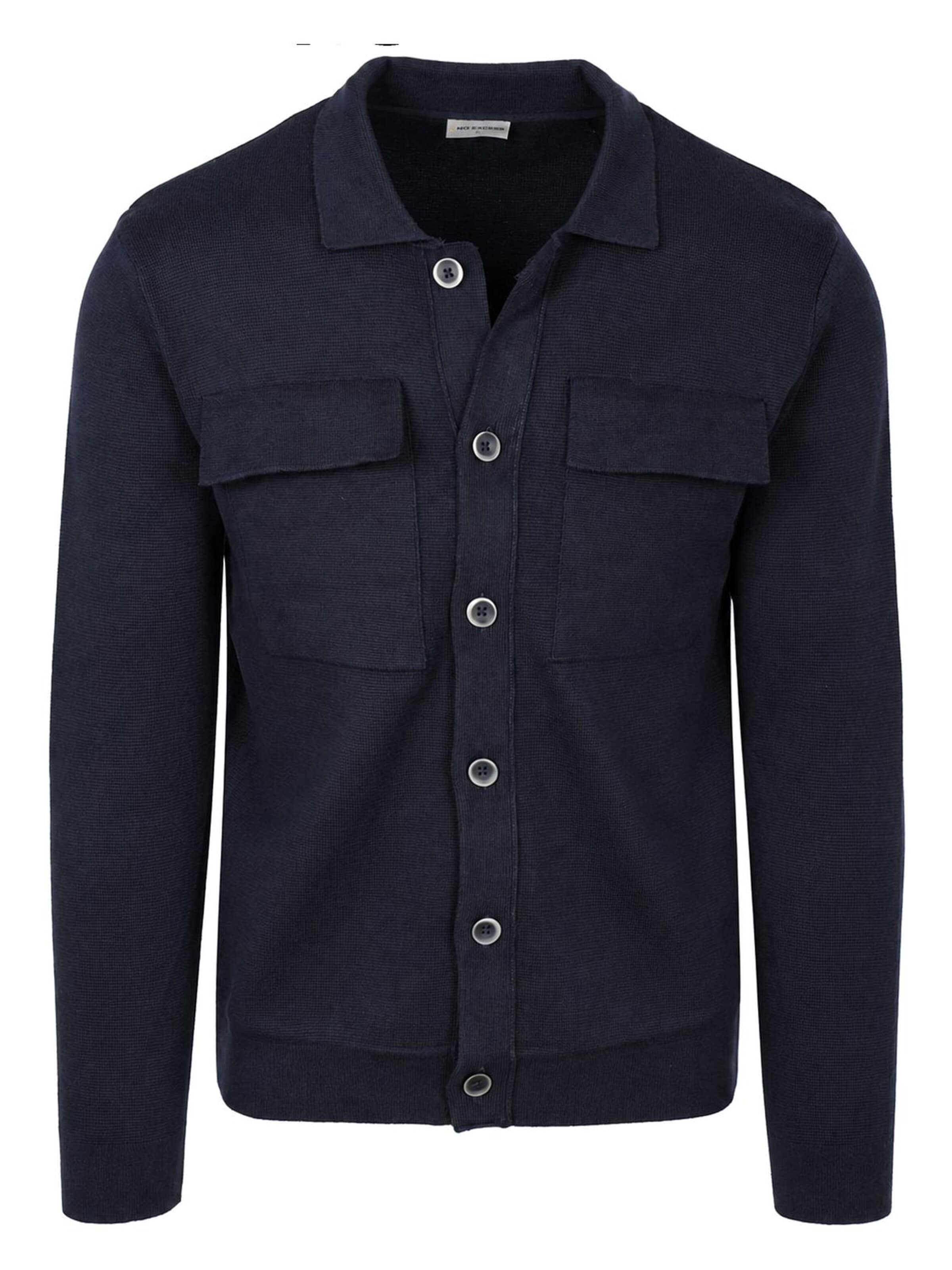 No Excess Strickjacke‌ in Blau: Vorderseite