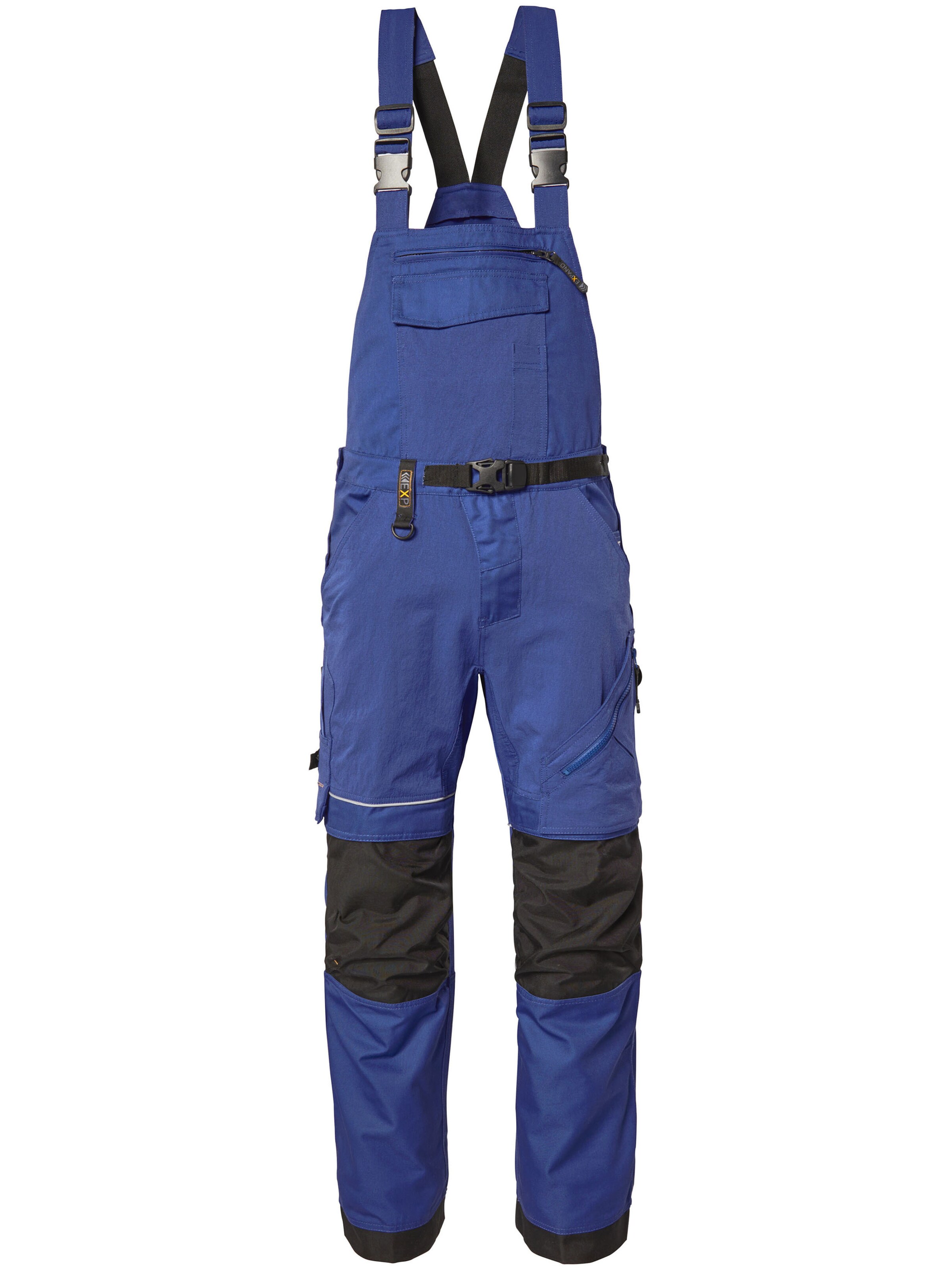 Expand Overalls in Blue: front