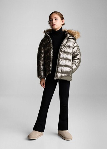 Veste d’hiver MANGO KIDS en argent