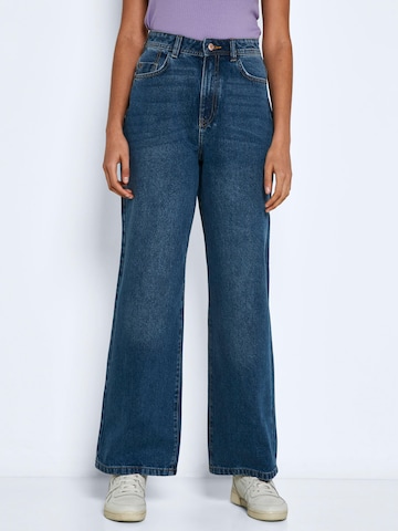 Noisy may Wide Leg Jeans 'Drew' in Blau: Vorderseite