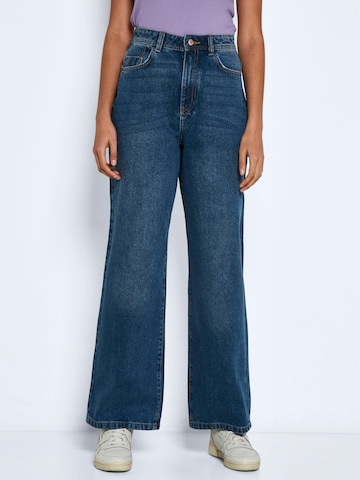 Wide Leg Jean 'Camille' ONLY en bleu : devant